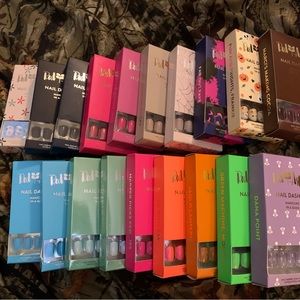 Red Aspen nail dashes lot. Price is for all 19 dashes in pics